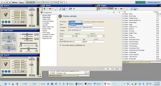 SAM Broadcaster 4 — live AudioRealm station directory